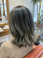 ヘアー クラージュ(hair courage) バレイヤージュカラー