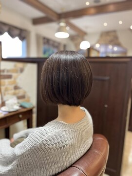 アドラーブル 女池店(adorable) 【丸みショートボブ】【大人可愛い】【20代30代40代】