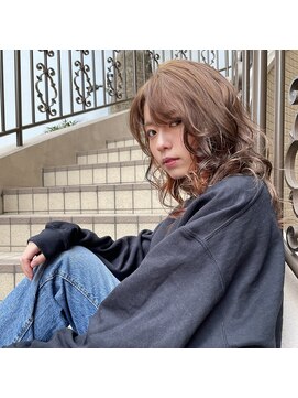 メール(Mer...) ☆グレージュ×オレンジインナーカラー☆横山飛翔