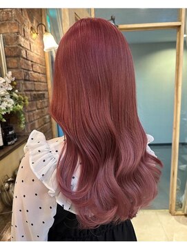 クラルス バイ アルティナ 溝の口店(Clarus by artina) カシスカラー　オルチャンヘア　ボルドー