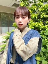 耳掛けショート/丸みショート/マッシュショート