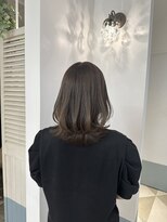 大人可愛い20代30代40代オリーブカラー色っぽレイヤー☆髪質改善