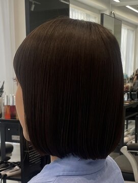 コレクティブワーク 表参道 渋谷(COLLECTIVE WORK) バイカルテ レイヤー 髪質改善  ベージュ 酸熱トリートメント