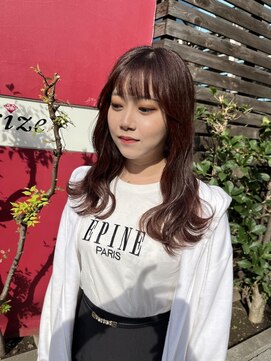 プライズ 錦糸町北口店(prize) ピンクブラウン/暖色カラー/ミディアム/錦糸町北口