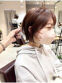 *滝田*ツヤ髪暖色小顔ショートボブカット20代30代40代レイヤー