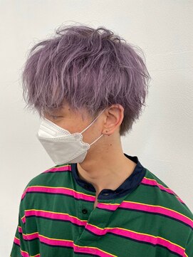 ラッドバイプティパ(rad...by petit-pas) ☆メンズ/ショートマッシュ/ブリーチカラー/水戸/学割/茨城/眉毛