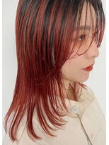 ディーン 岡崎店(DEAN) DEANグラデーションダブルカラーインナーカラーケアブリーチ