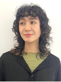 大人レイヤーロブ＆パーマ