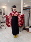 三編みアレンジスタイル