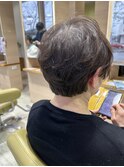ショートワンカールパーマ