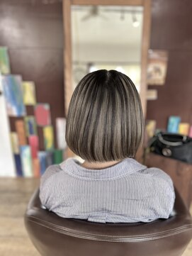 ミニィバイミラーズ(Miniy by Miroirs) アンブレラカラー×グレーベージュ