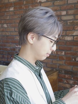 ボコカ(bococa) 【macana指名】メンズ ブリーチカラー アッシュ グレージュ