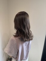 ラヴィン(LOVIN’)&nbsp;ミディアムヘア/グレージュ/1透明感カラー