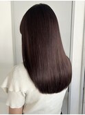 ラベンダーカラー×髪質改善ストレート