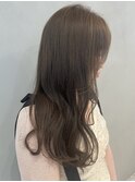 透明感グレージュカラー