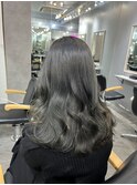 オリーブグレージュ　20代/30代/ブリーチあり