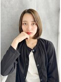 20代30代40代　重めカジュアル外国人透明感小顔ボブ＃983