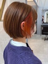 ドロシー 郡山桑野店(Dorothy) 安積ブリーチカラー外ハネボブベージュカラーレイヤーカット30代