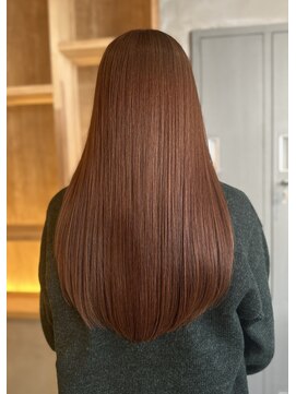 アイノアシェール 西宮(AInoa Cher) 【極上の髪質改善】プレミアムカラーエステ/艶髪/オレンジ