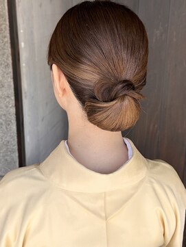 ピエスヘア(PIE'CE HAIR) 静岡/清水 和装ヘア 艶っとふんわり ネープシニヨン