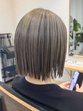 トト 船橋店(toto.) メルティーカラー似合わせカットウェーブミディアムボブ[船橋]