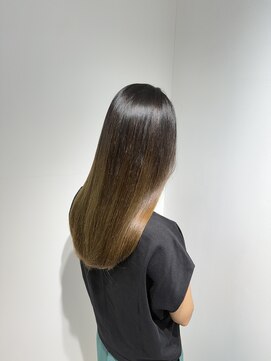 ビューブルー 亀戸錦糸町(VIEW BLUE) 美髪シアーカラー髪質改善レイヤーカット切りっぱなしボブ