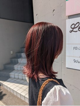 レアナ バイ ニーナ(Leana by NINA) レッドカラー　髪質改善トリートメント　宮の沢　美容室