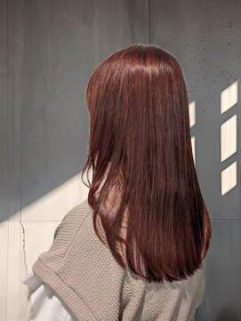 シーシードゥー(C'C DEUX) チェリーレッド//ピンクカラー//ロングレイヤー//アルテマ飯田橋