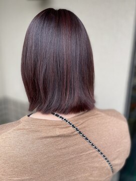 オウルヘアー(Owl hair) ピンクブラウン/ボブ