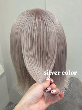 ベレーザ 渋谷(BELEZA) 16910渋谷ホワイトブロンドハッシュカットシルバーベージュ