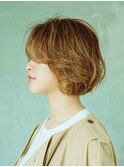 Azule/ハイトーンボブ/くびれヘア