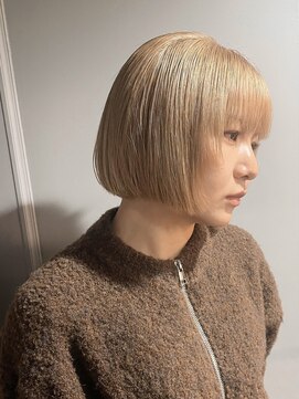 ロナ 岡崎竜美丘店(RONA) ブロンドハイトーンボブ