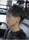 ホワイトメッシュ×ショート