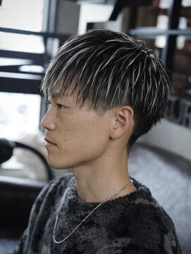 ジ オブスキュア(THE OBSCURE) ホワイトメッシュ×ショート