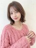 【初夏限定＊艶髪&透明度UP！】美髪カット＋ブリーチなし透明感カラー
