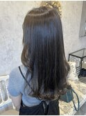 ブリーチなしカラー◎ロング髪質改善ストレート艶髪美髪