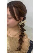 ジーナ 札幌大通(Zina) 髪質改善*ヘアアレンジ*ツイン編み込み*Zina札幌大通