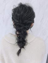 リー 京橋(Lee)&nbsp;グレー☆編みおろしドレスヘア