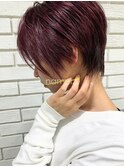 【横浜美容室ネイミーズ】ハンサムタイトなパープルショート