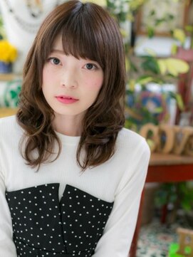 カバーヘア ブリス 戸田公園西口店(COVER HAIR bliss) ★斜めバングxラベンダーベージュ♪モテウェーブ20代30代40代★7