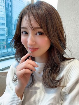 アフロート ディル(AFLOAT D'L) メルティカラー/ネイビージュ/くびれヘア/コンマヘア