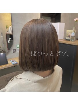 スラン(sran hair and spa) ぱつっとボブ