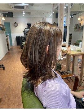 ヘア ライフ ワイレア(HAIR LIFE Wailea) 外ハネミディ