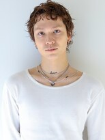 【坂本拓麻】おしゃれカーリーウルフマッシュ×透明感ベージュ