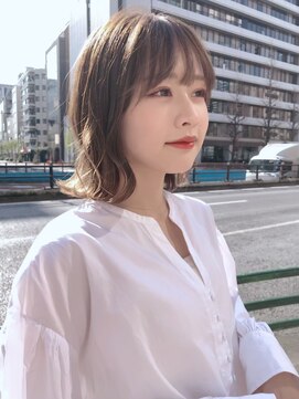 ロット 横浜(lot) 外ハネボブ×美髪メルティカラー×似合わせカット[横浜駅]