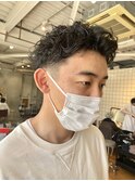 メンズショートパーマ