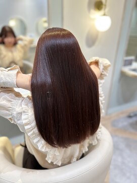 アンド ラ ブランシュ(&.La Blanche) 前髪カタログ/ピンクベージュ/インナーグレージュ/マチルダボブ