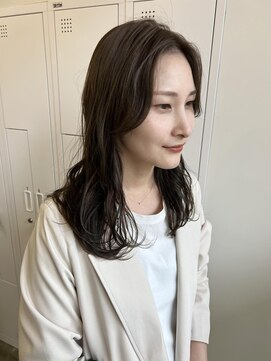 クリアーオブヘアー 池下店(clear OF HAIR) イルミナカラー/オリーブアッシュベージュ
