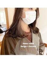 ユイル(Uil) 小顔前髪顔周りレイヤー×インナーカラー デザインカラー