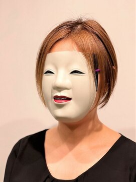 コマ(coma) 【coma中野】オレンジハイライト刈り上げ女子_ビタミンカラー